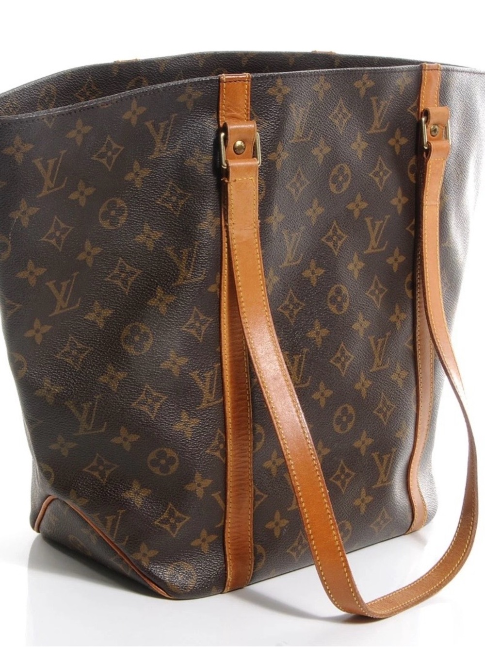 Louis Vuitton Monogram Canvas Tote — Brown & Tan